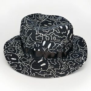 Neff Monochrome Smiley Face Beach Hat O/S NWOT